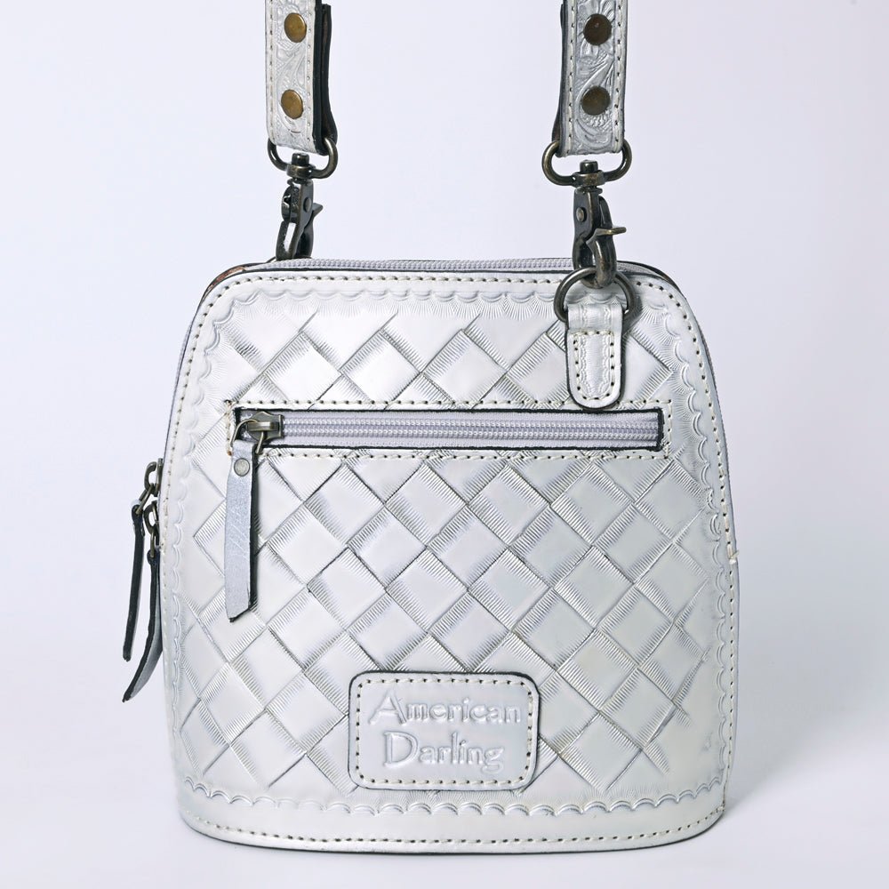 American Darling Crossbody Hand Tooled Genuine Leather