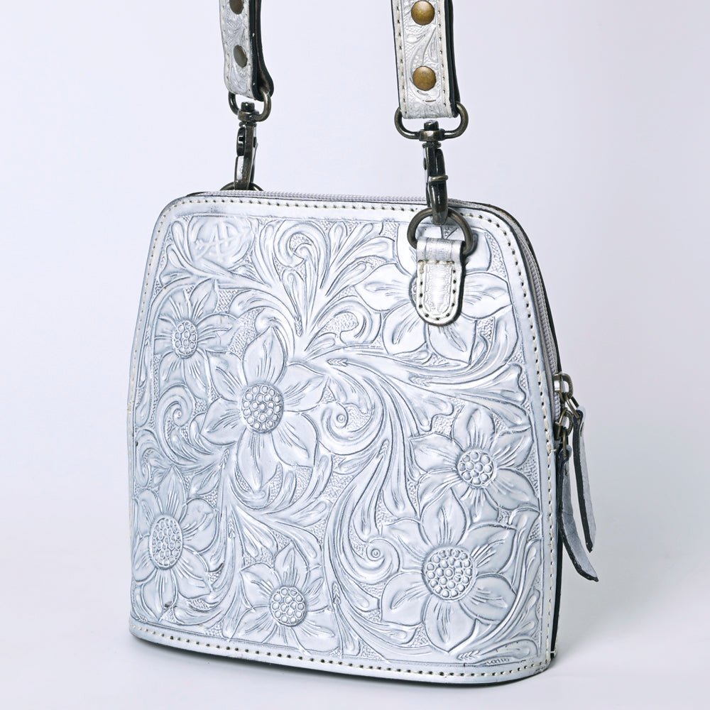 American Darling Crossbody Hand Tooled Genuine Leather
