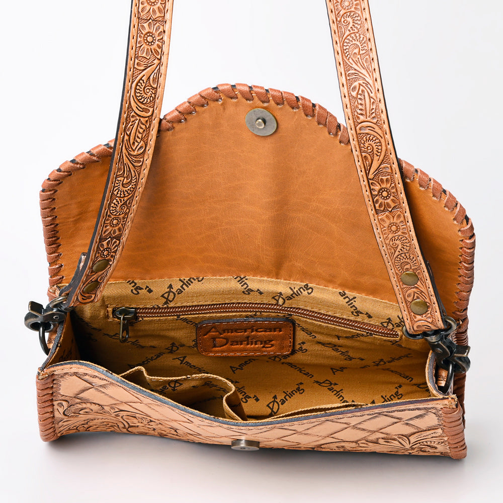 American Darling Hand-Tooled Genuine Leather Clutch