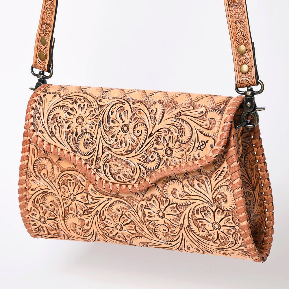 American Darling Hand-Tooled Genuine Leather Clutch