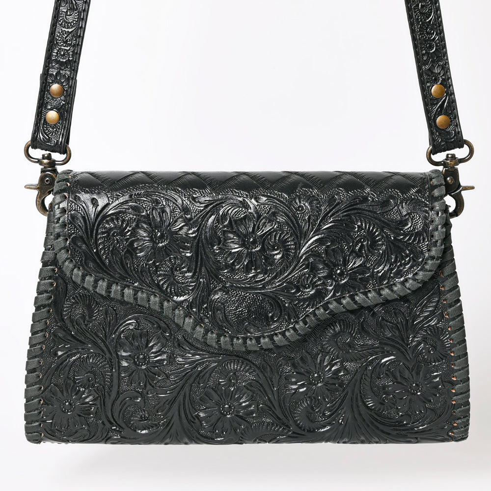American Darling Hand-Tooled Genuine Leather Clutch