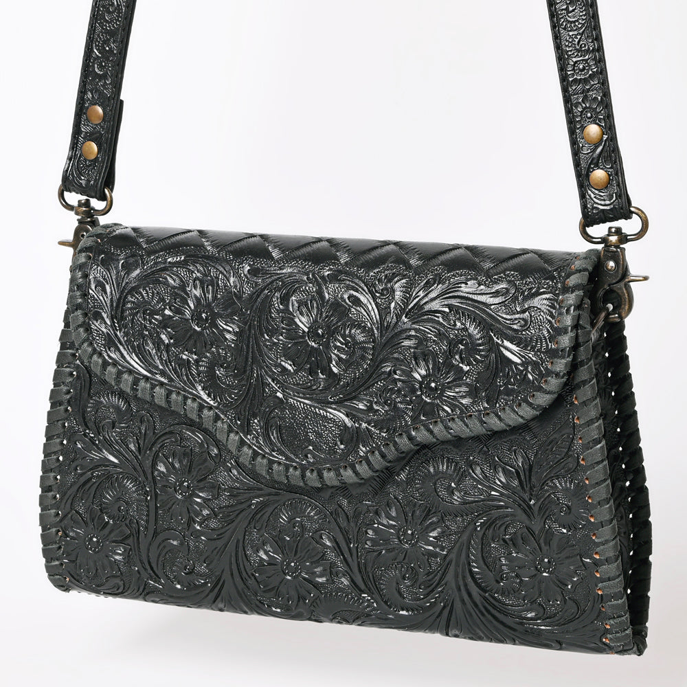 American Darling Hand-Tooled Genuine Leather Clutch