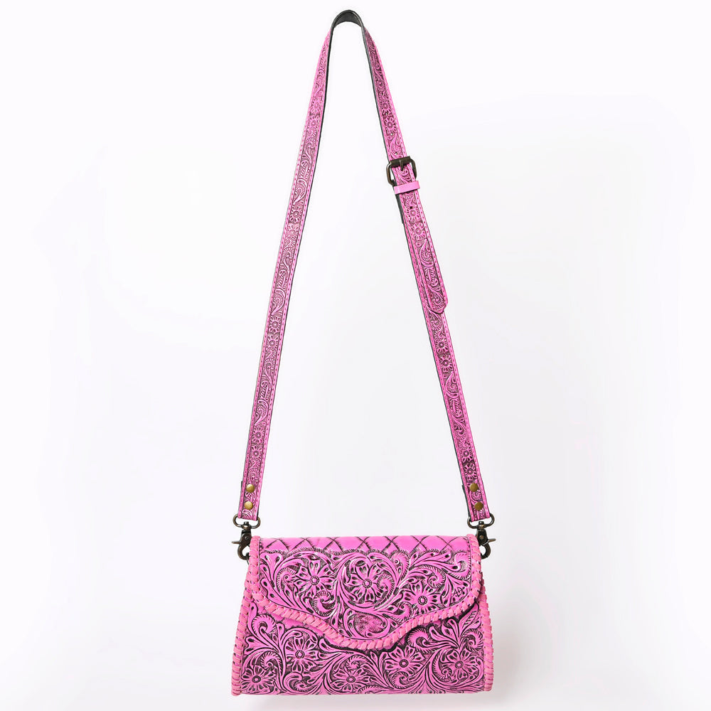 American Darling Hand-Tooled Genuine Leather Clutch