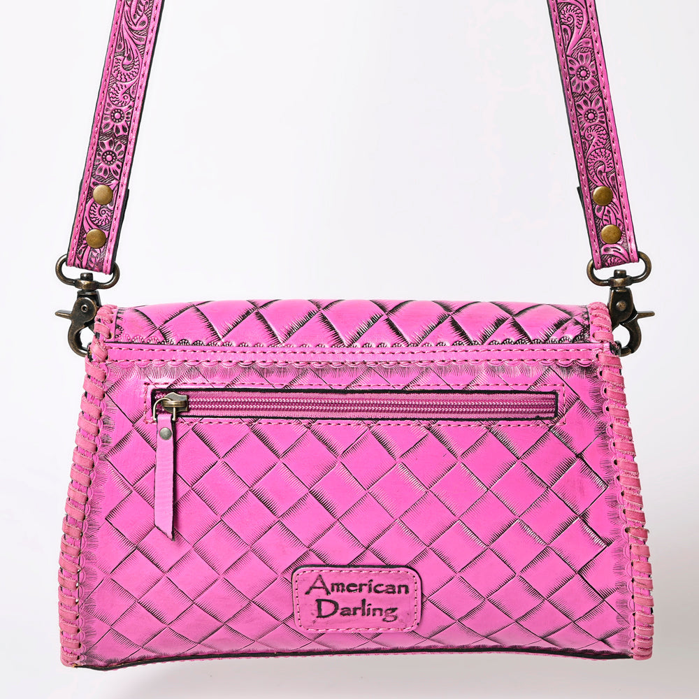 American Darling Hand-Tooled Genuine Leather Clutch
