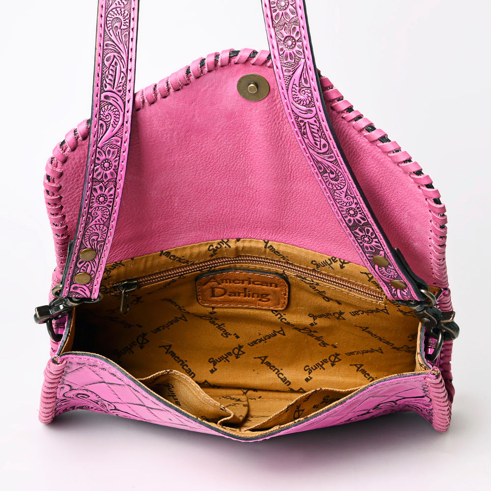 American Darling Hand-Tooled Genuine Leather Clutch