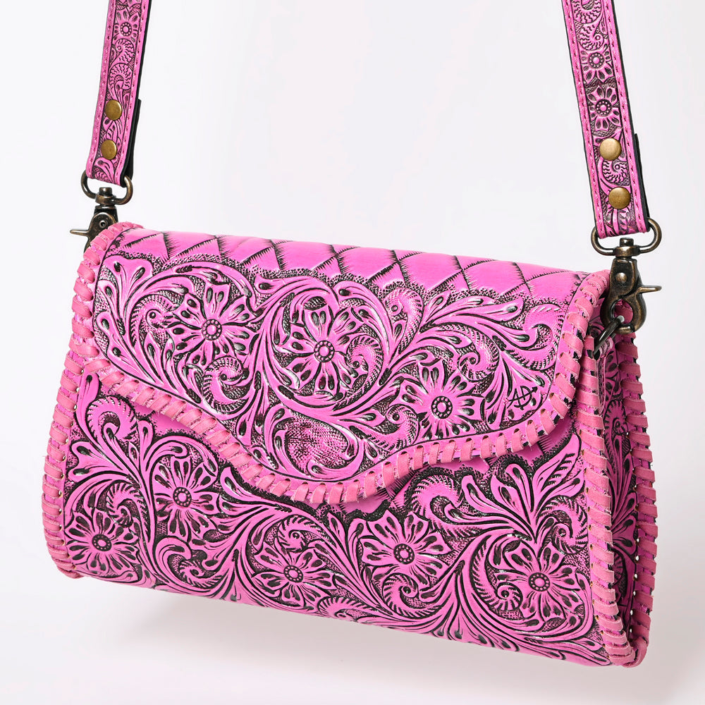 American Darling Hand-Tooled Genuine Leather Clutch