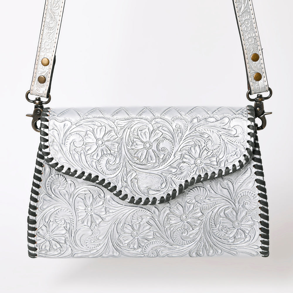 American Darling Hand-Tooled Genuine Leather Clutch