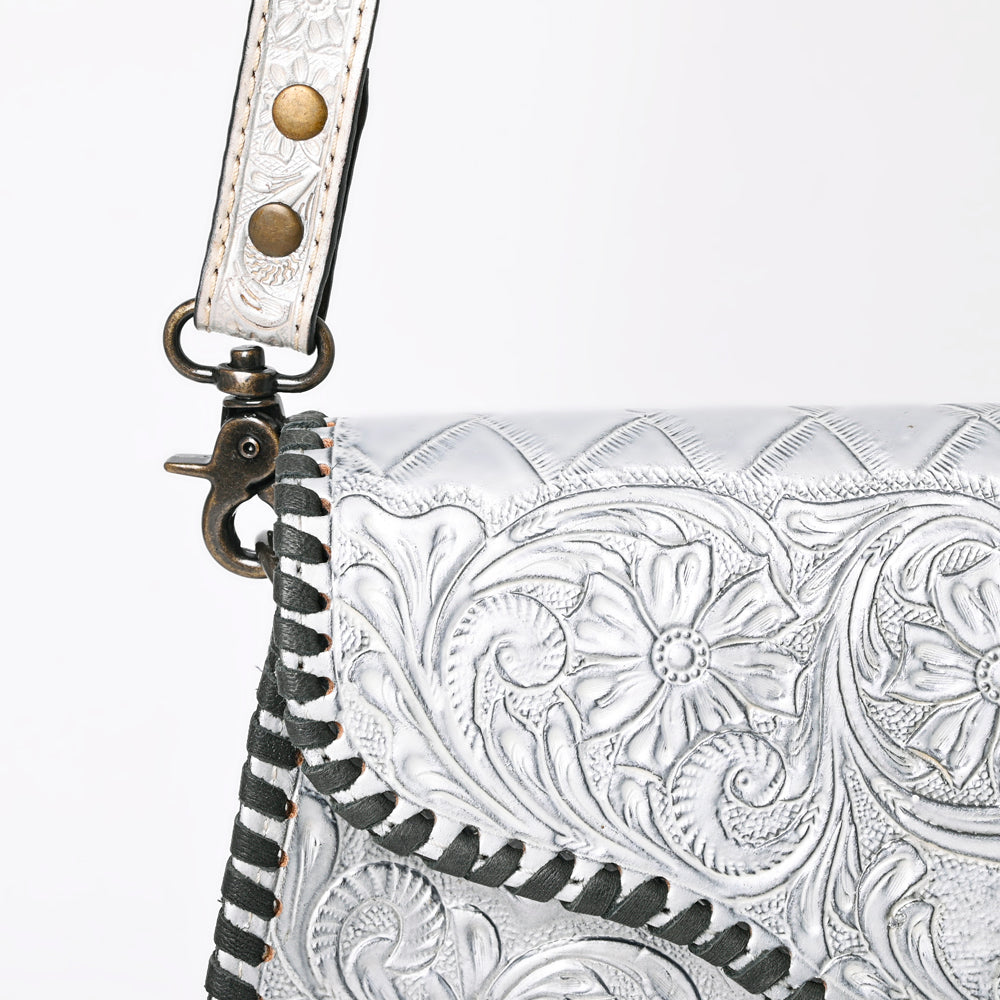 American Darling Hand-Tooled Genuine Leather Clutch
