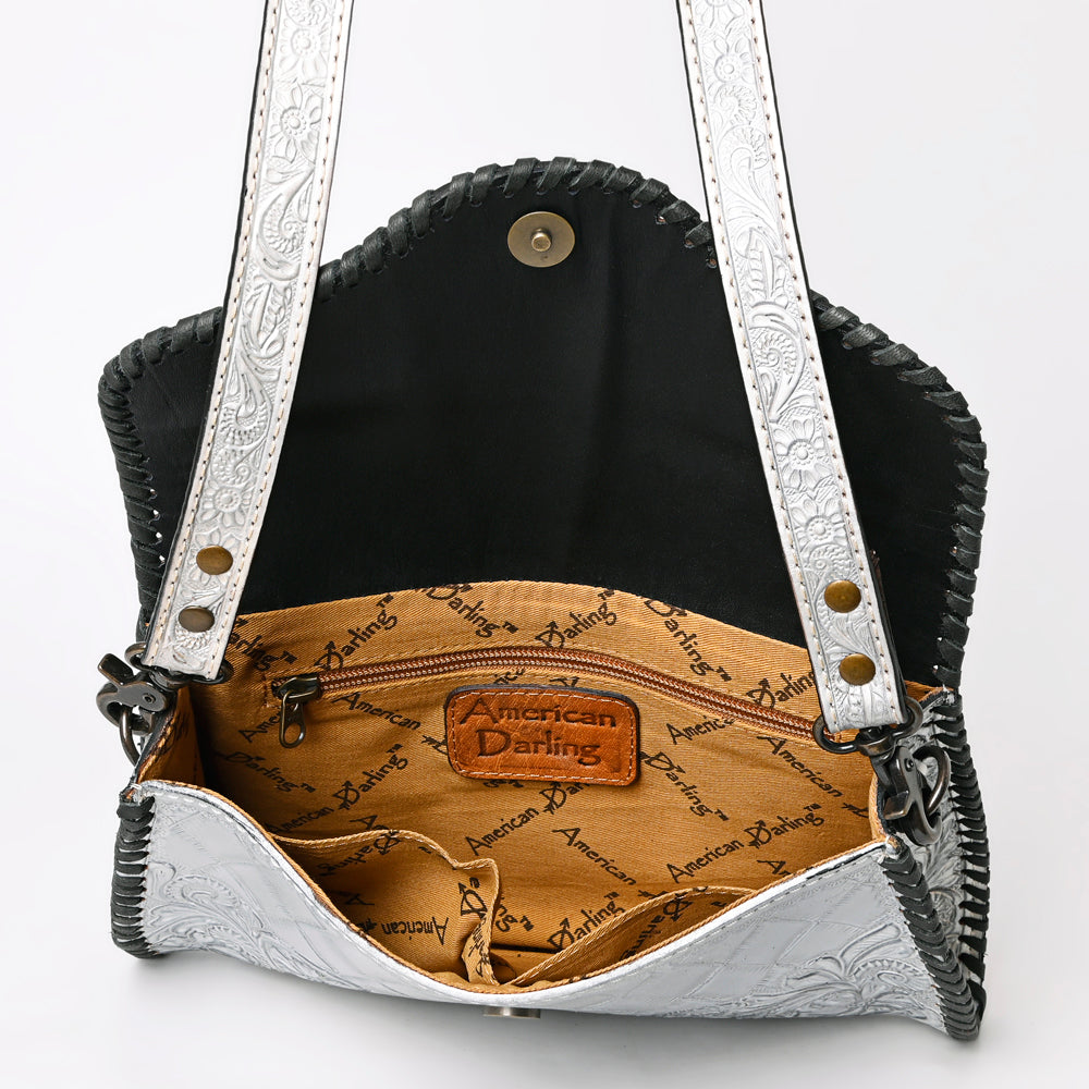 American Darling Hand-Tooled Genuine Leather Clutch