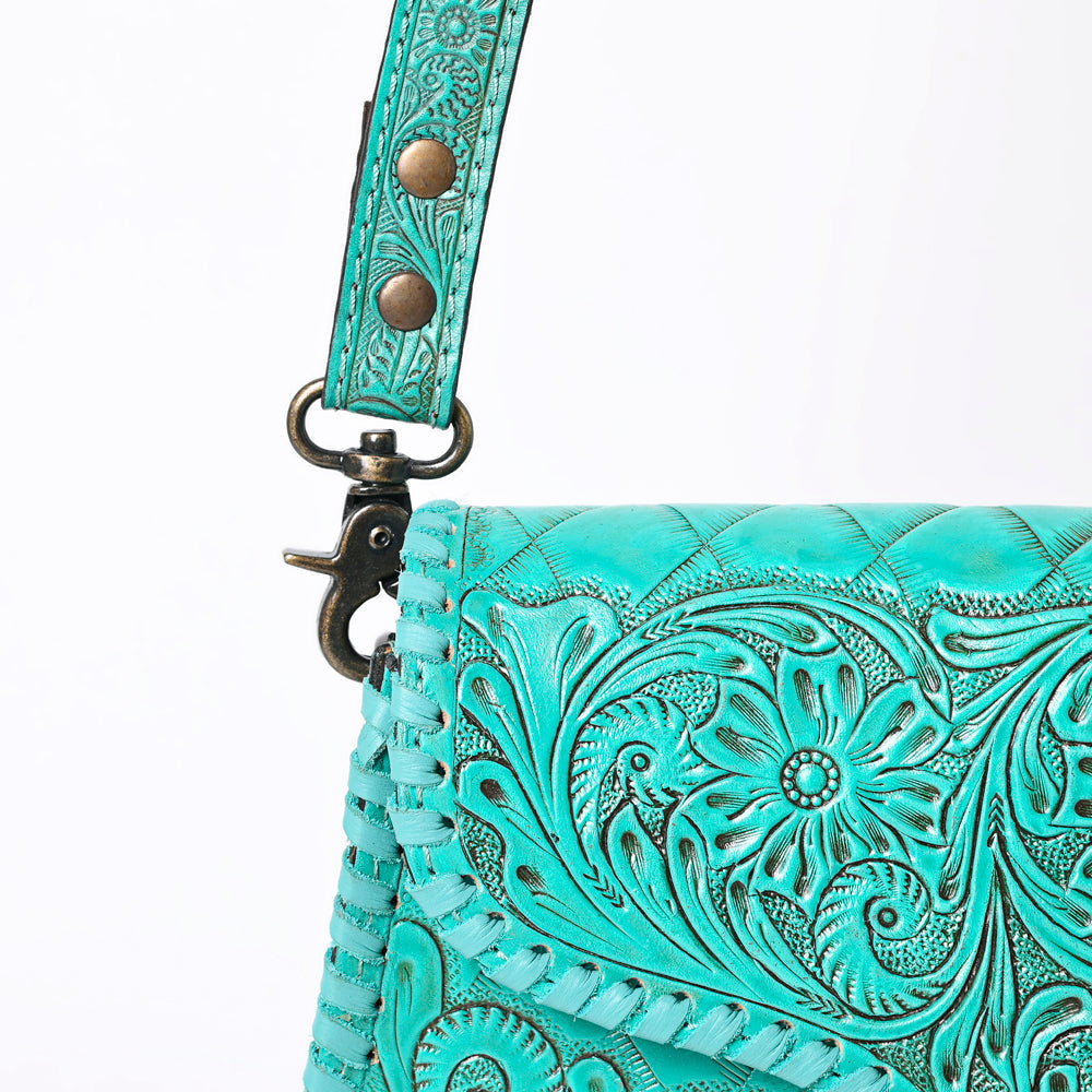 American Darling Hand-Tooled Genuine Leather Clutch
