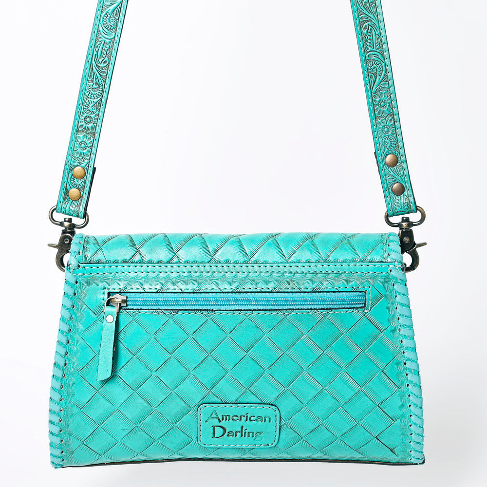American Darling Hand-Tooled Genuine Leather Clutch