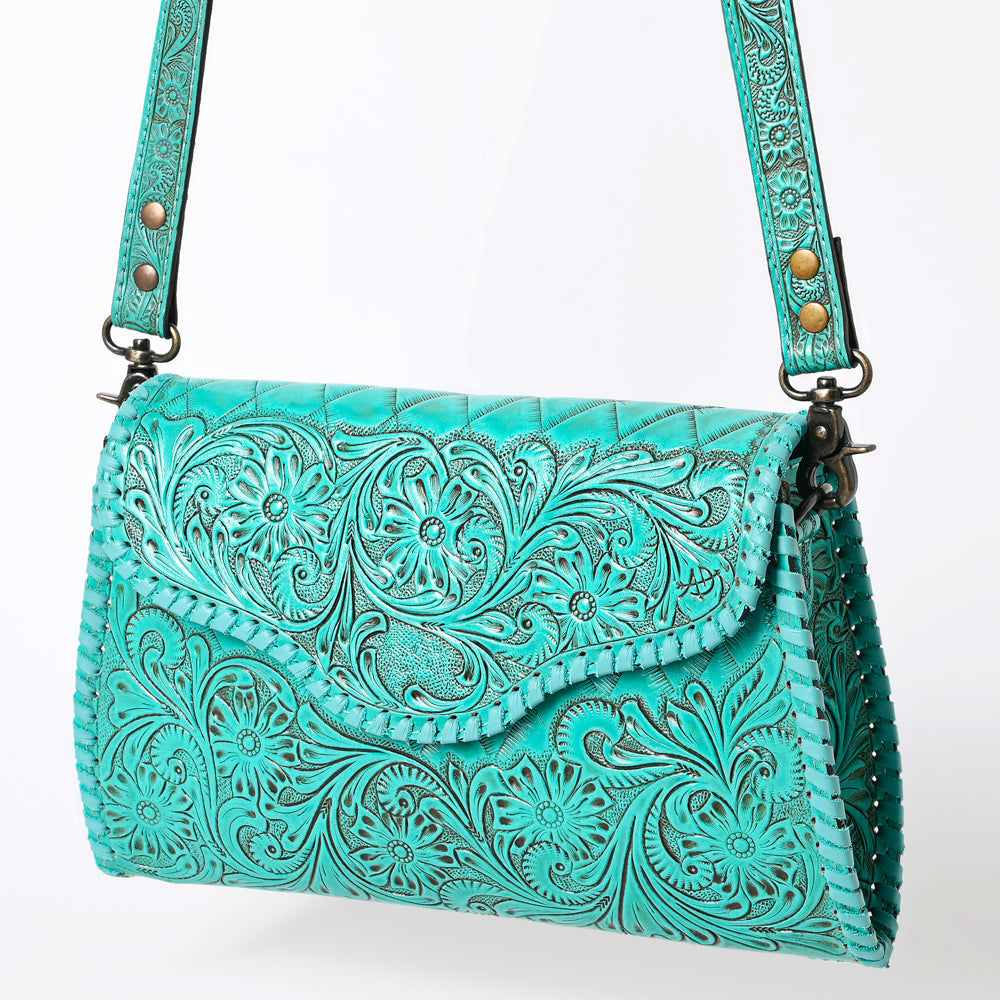 American Darling Hand-Tooled Genuine Leather Clutch