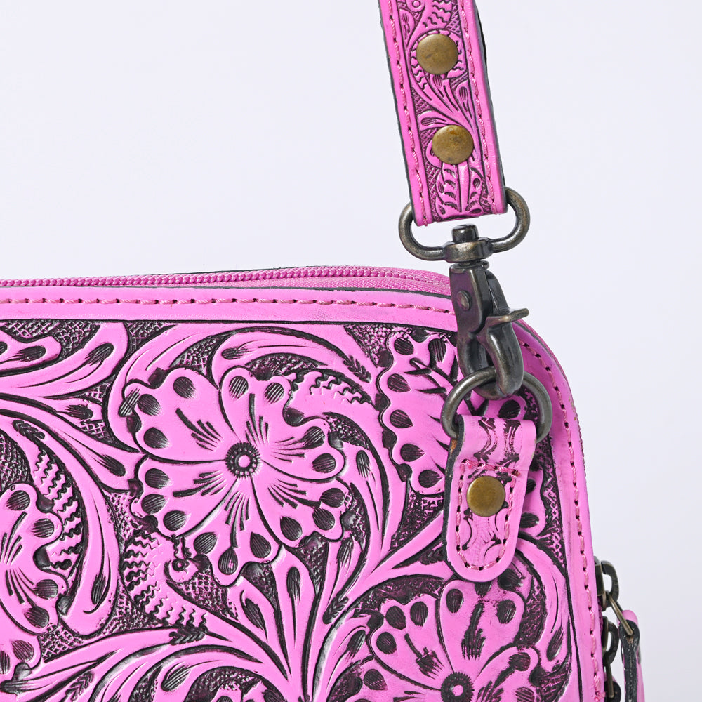 American Darling Crossbody Hand Tooled Genuine Leather