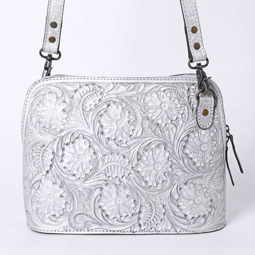 American Darling Crossbody Hand Tooled Genuine Leather