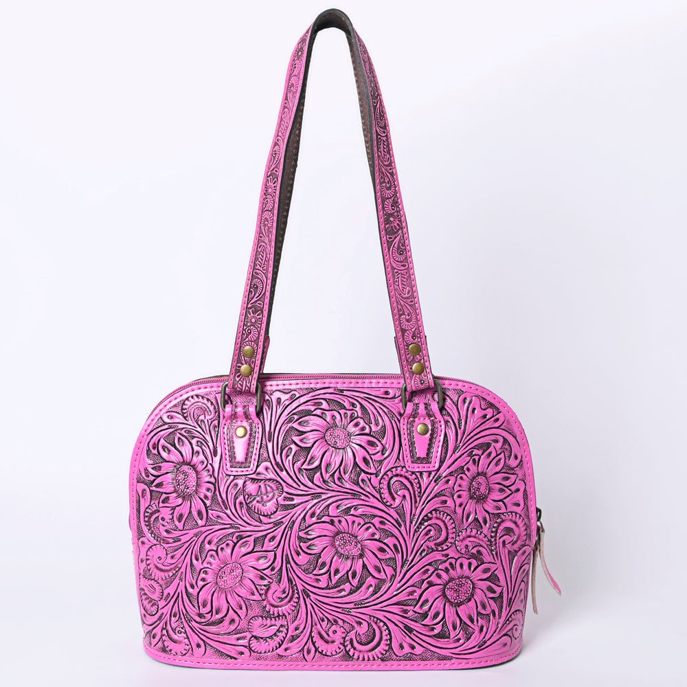 American Darling Tote Hand Tooled Genuine Leather