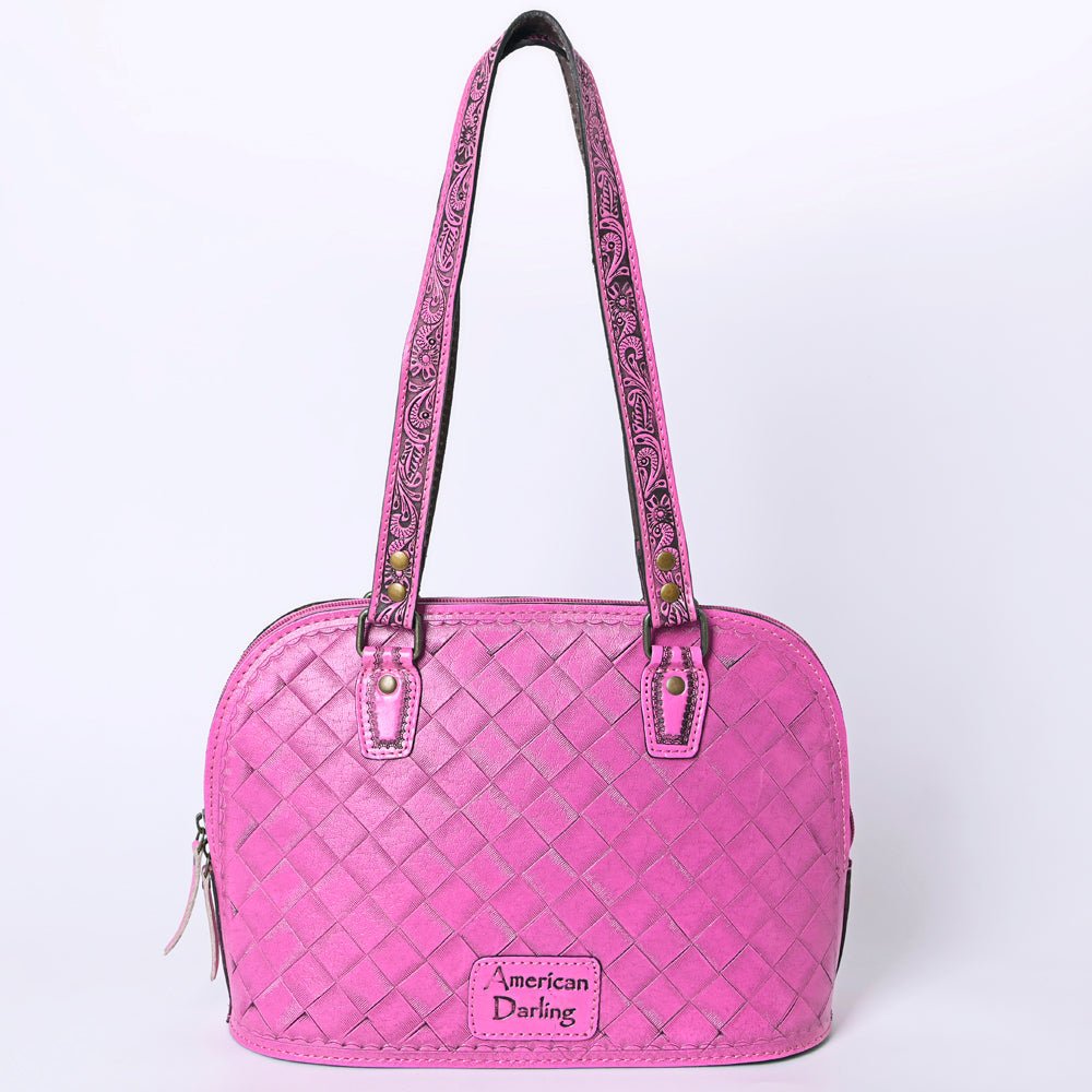 American Darling Tote Hand Tooled Genuine Leather