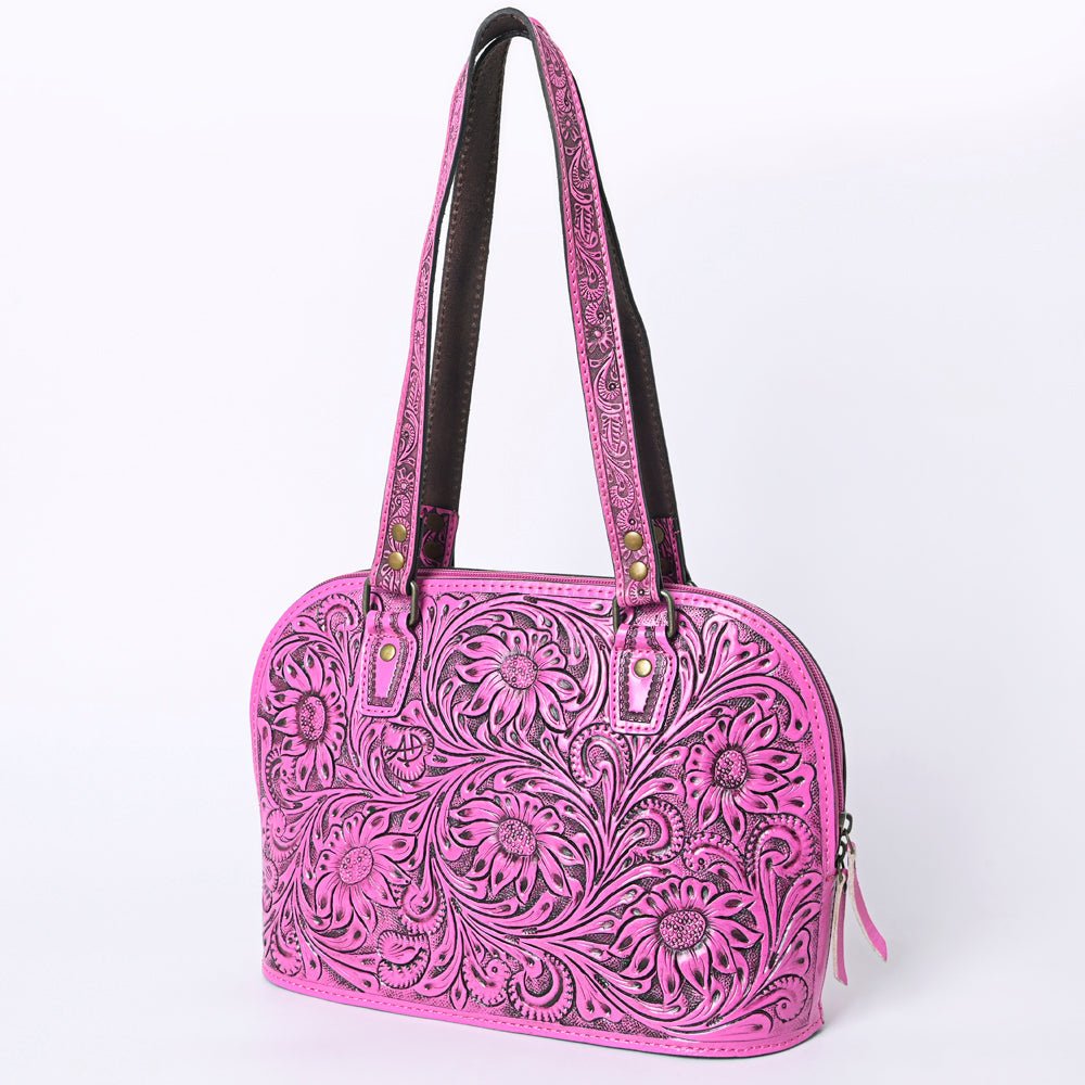 American Darling Tote Hand Tooled Genuine Leather