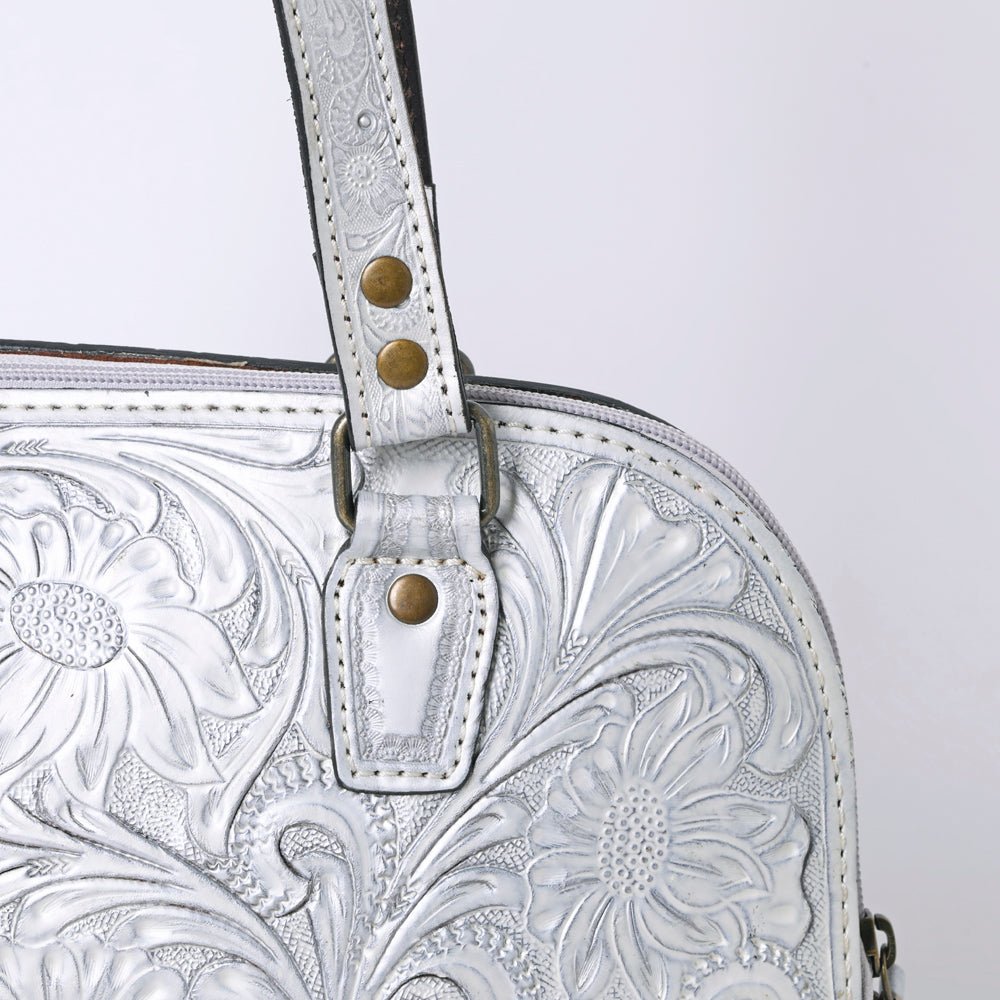 American Darling Tote Hand Tooled Genuine Leather