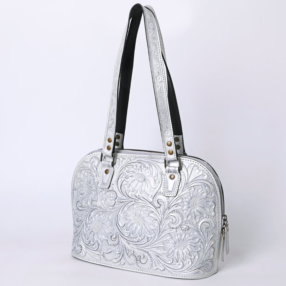 American Darling Tote Hand Tooled Genuine Leather
