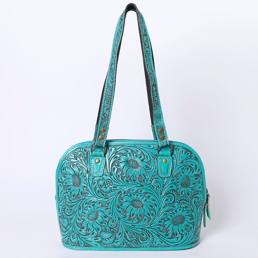 American Darling Tote Hand Tooled Genuine Leather