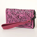 American Darling Clutch Hand Tooled Genuine Leather