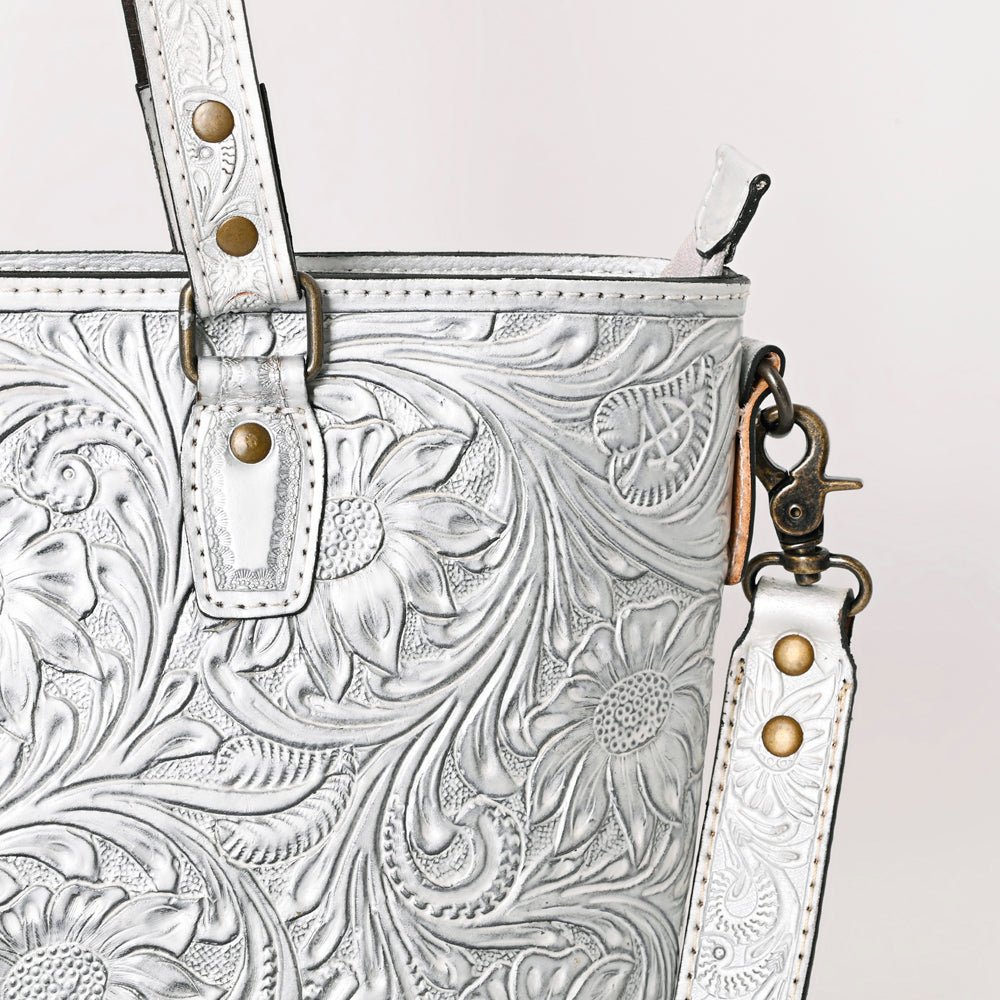 American Darling Tote Hand Tooled Genuine Leather