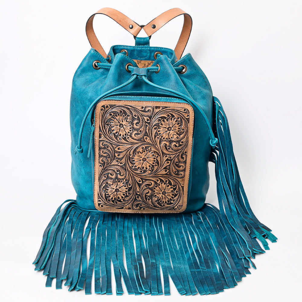 American Darling Hand-Tooled Genuine Leather Bag