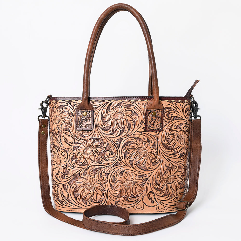 American Darling Hand-Tooled Leather Tote
