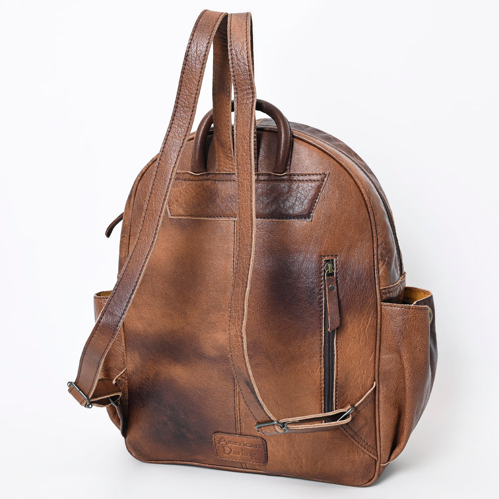 American Darling Crocodile-Embossed Leather Backpack