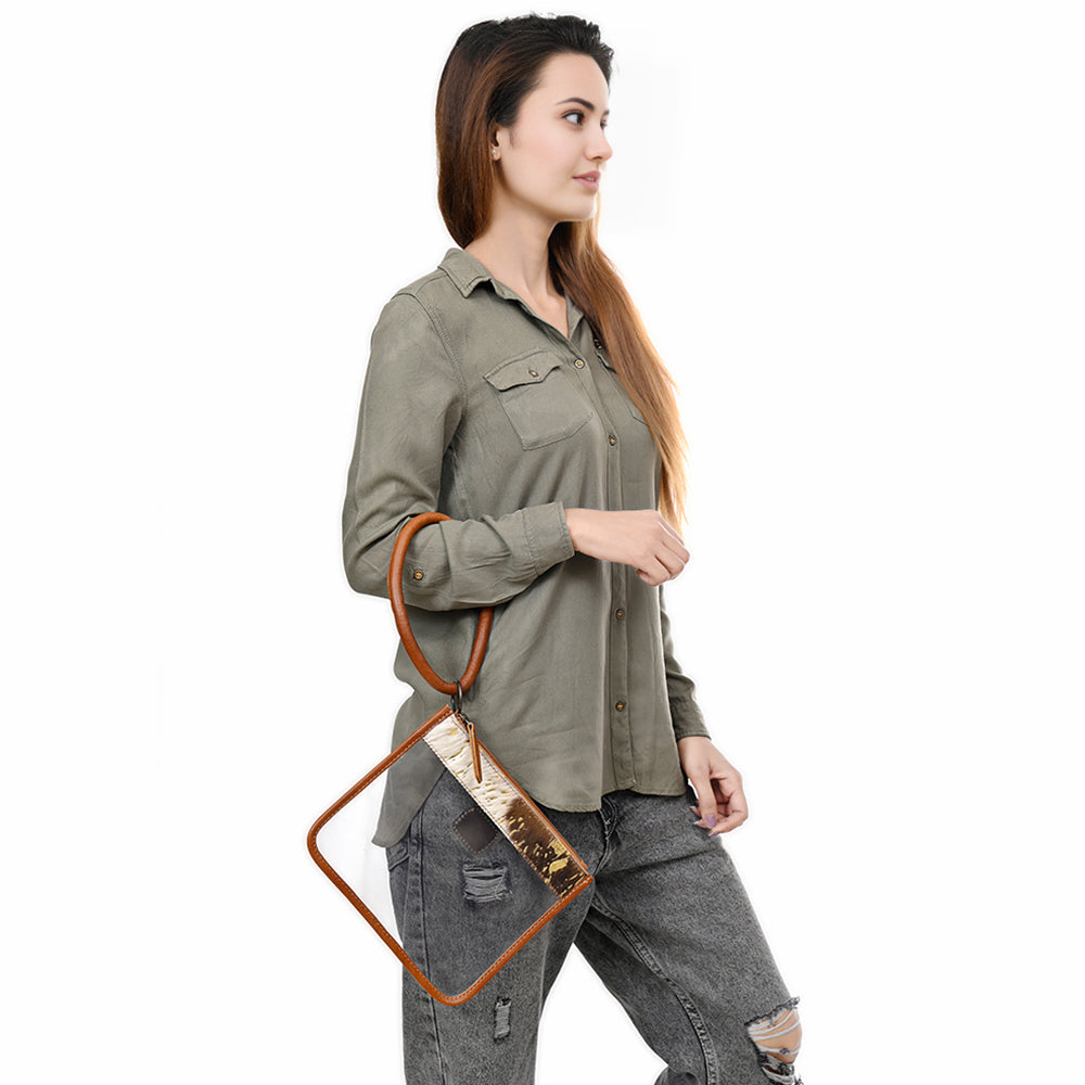 American Darling Clear Bag Hair-on Genuine Leather