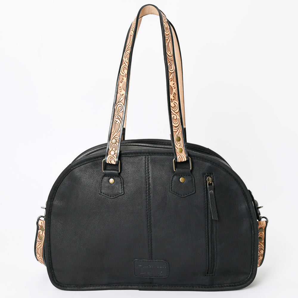 American Darling Saddle Blanket Leather Tote