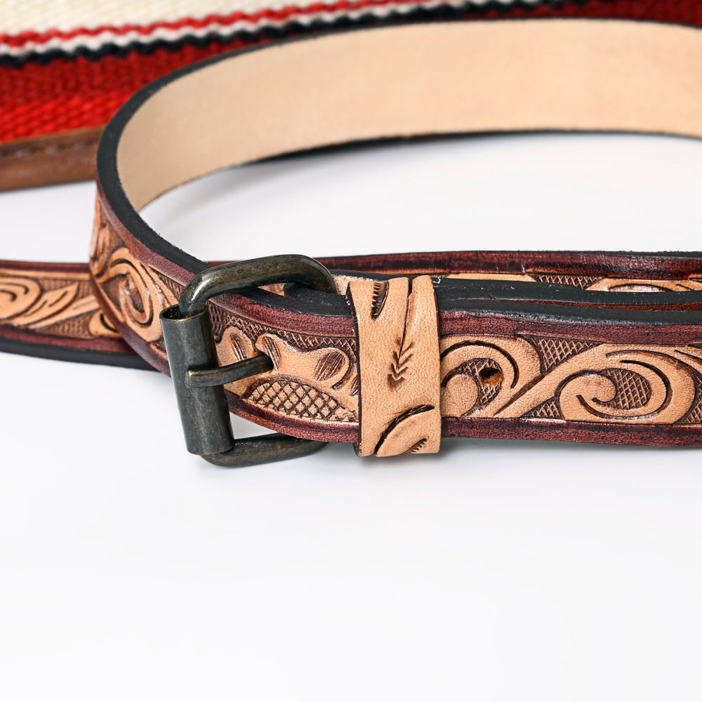 American Darling Saddle Blanket Leather Tote