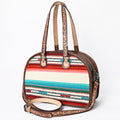 American Darling Saddle Blanket Leather Tote