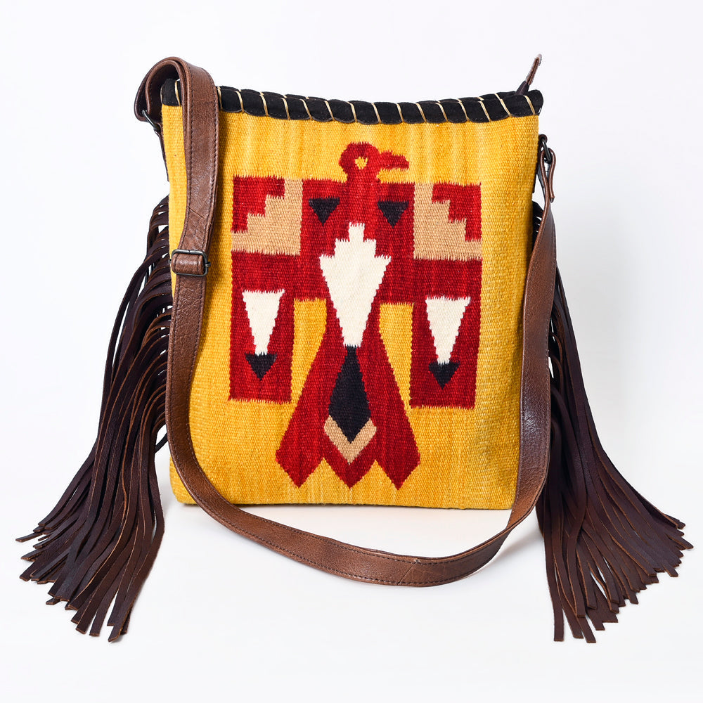American Darling Saddle Blanket Leather Messenger Bag