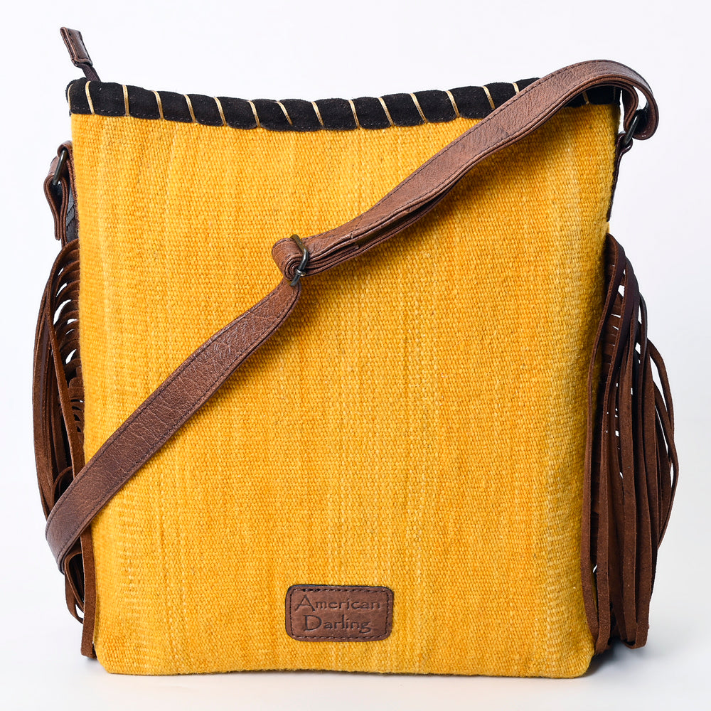 American Darling Saddle Blanket Leather Messenger Bag