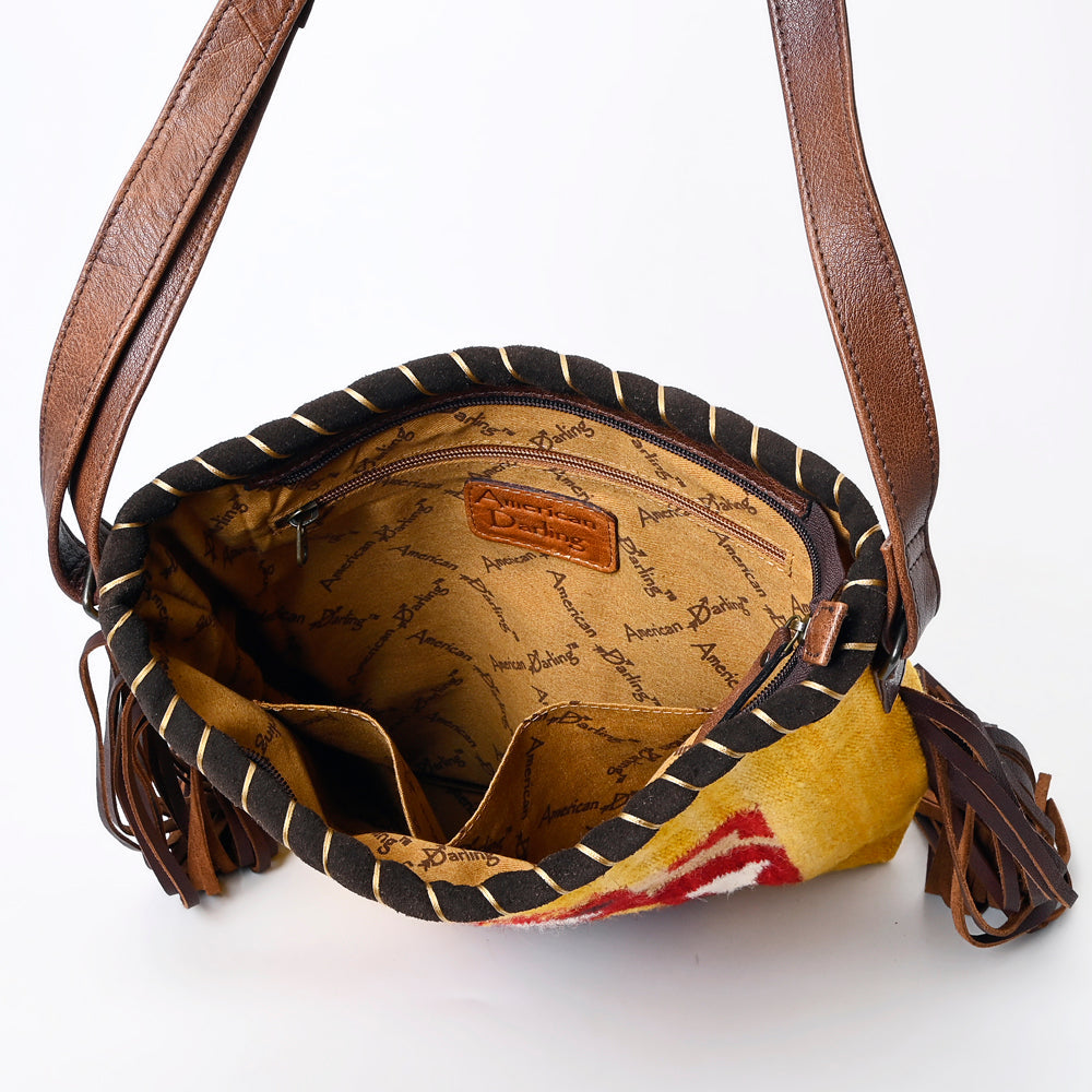 American Darling Saddle Blanket Leather Messenger Bag