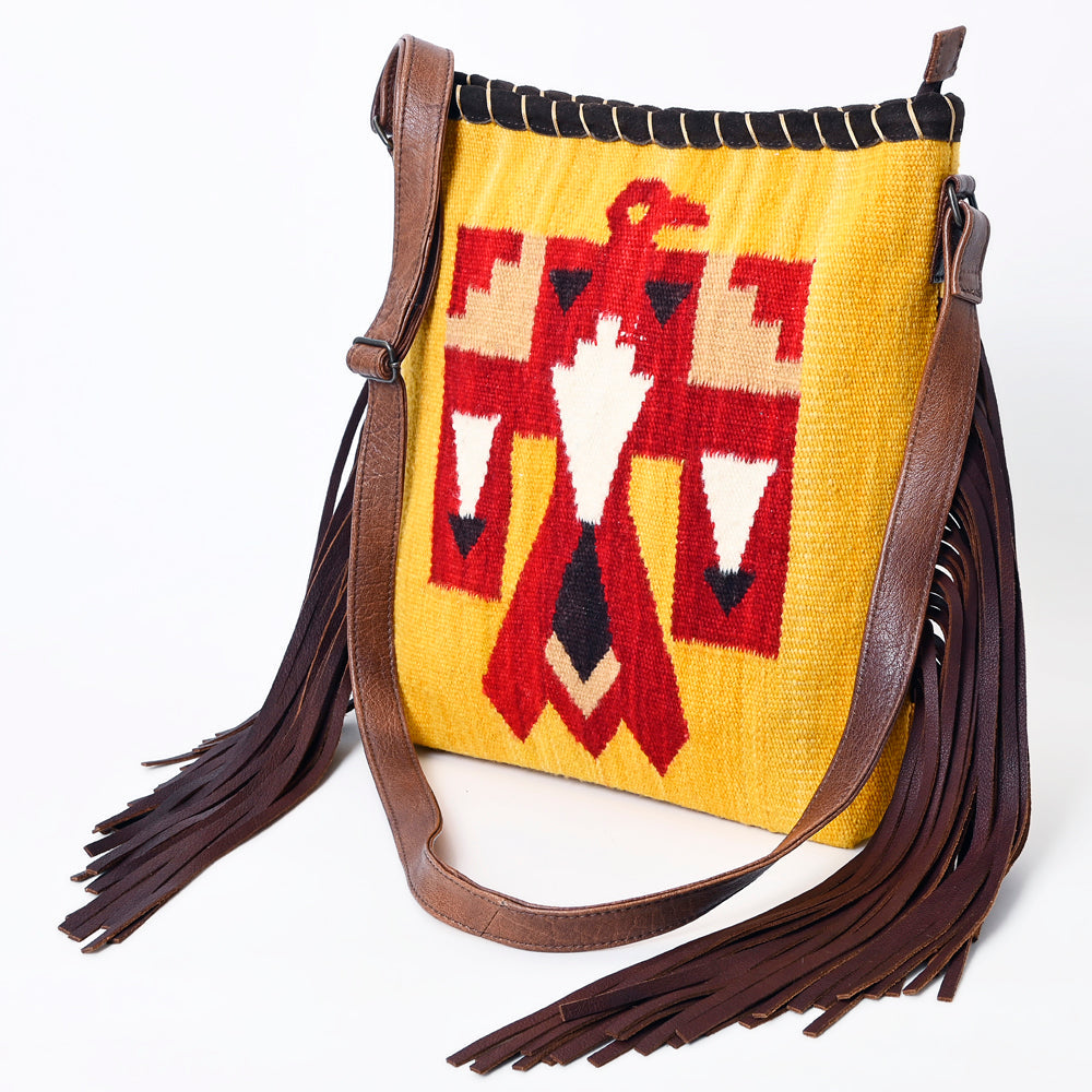 American Darling Saddle Blanket Leather Messenger Bag