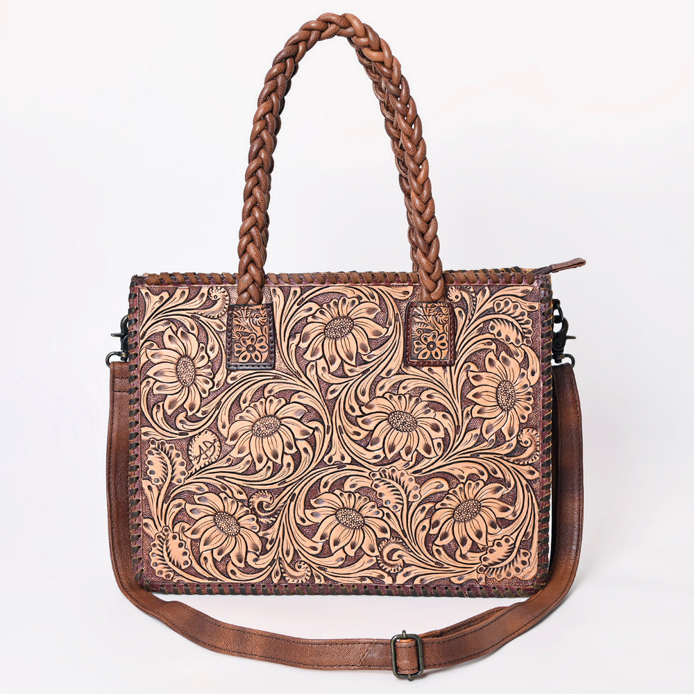 American Darling ADBG1173 Hand-Tooled Leather Tote