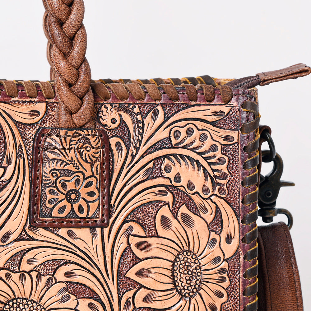 American Darling ADBG1173 Hand-Tooled Leather Tote
