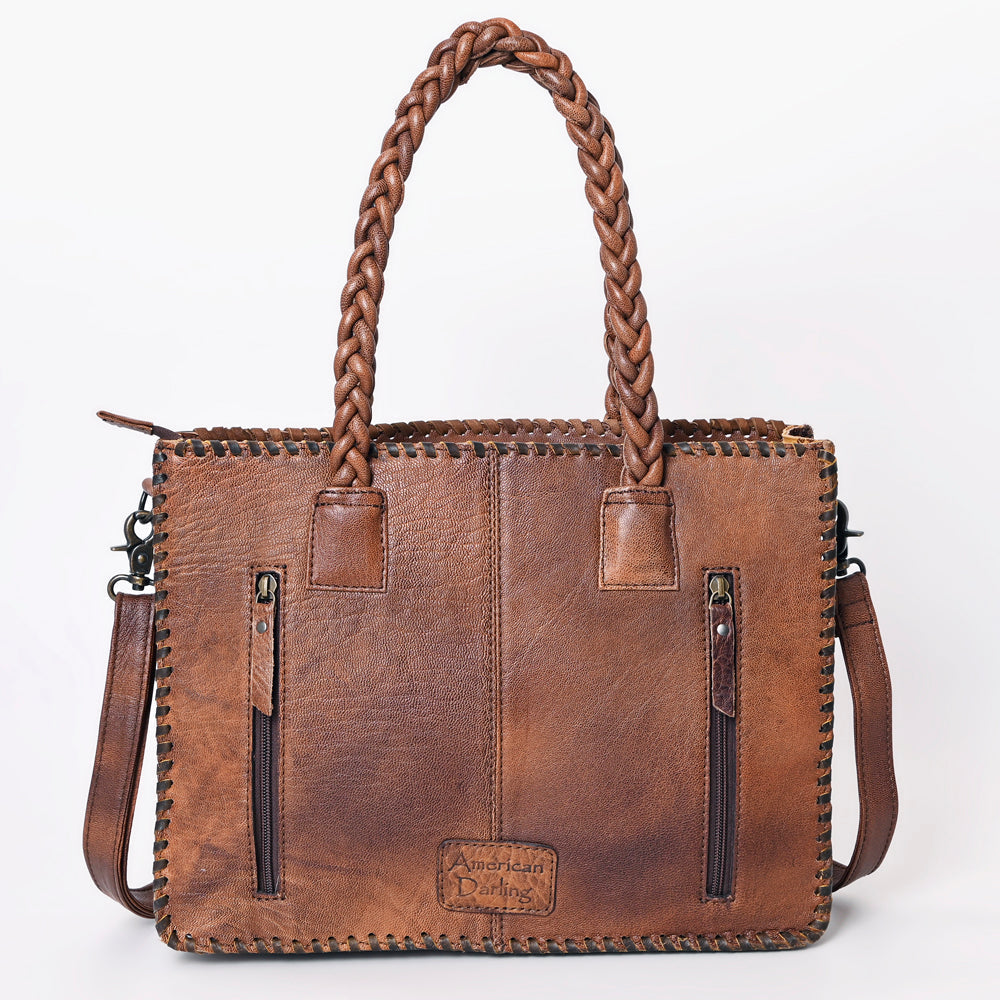 American Darling ADBG1173 Hand-Tooled Leather Tote