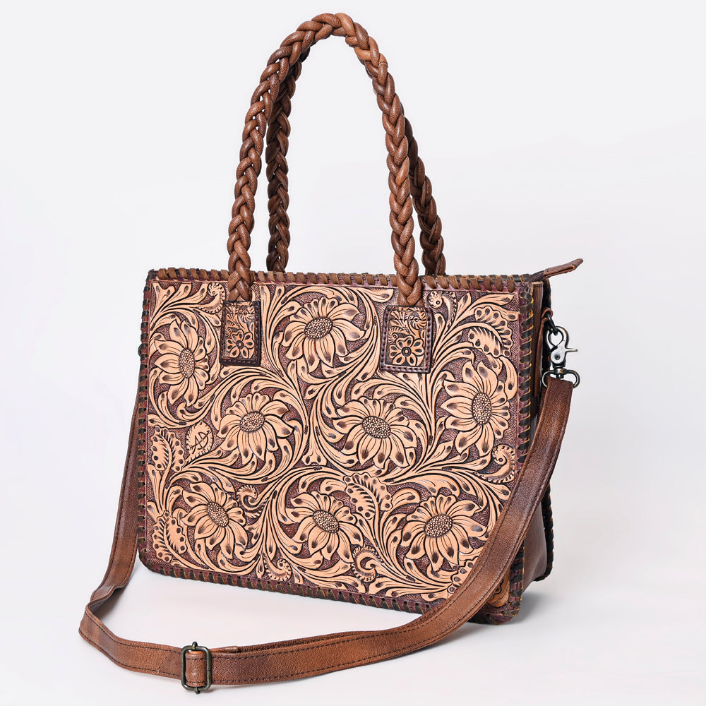 American Darling ADBG1173 Hand-Tooled Leather Tote