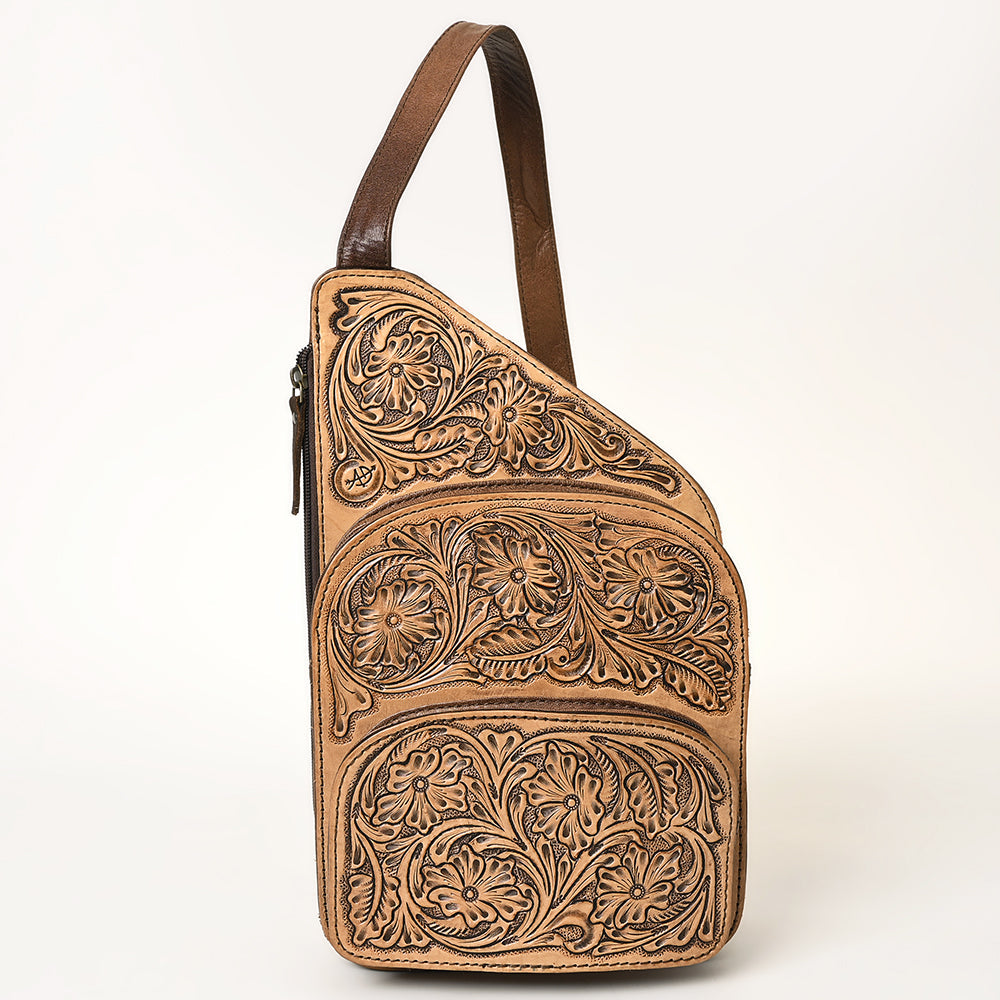 American Darling Hand-Tooled Genuine Leather Backpack