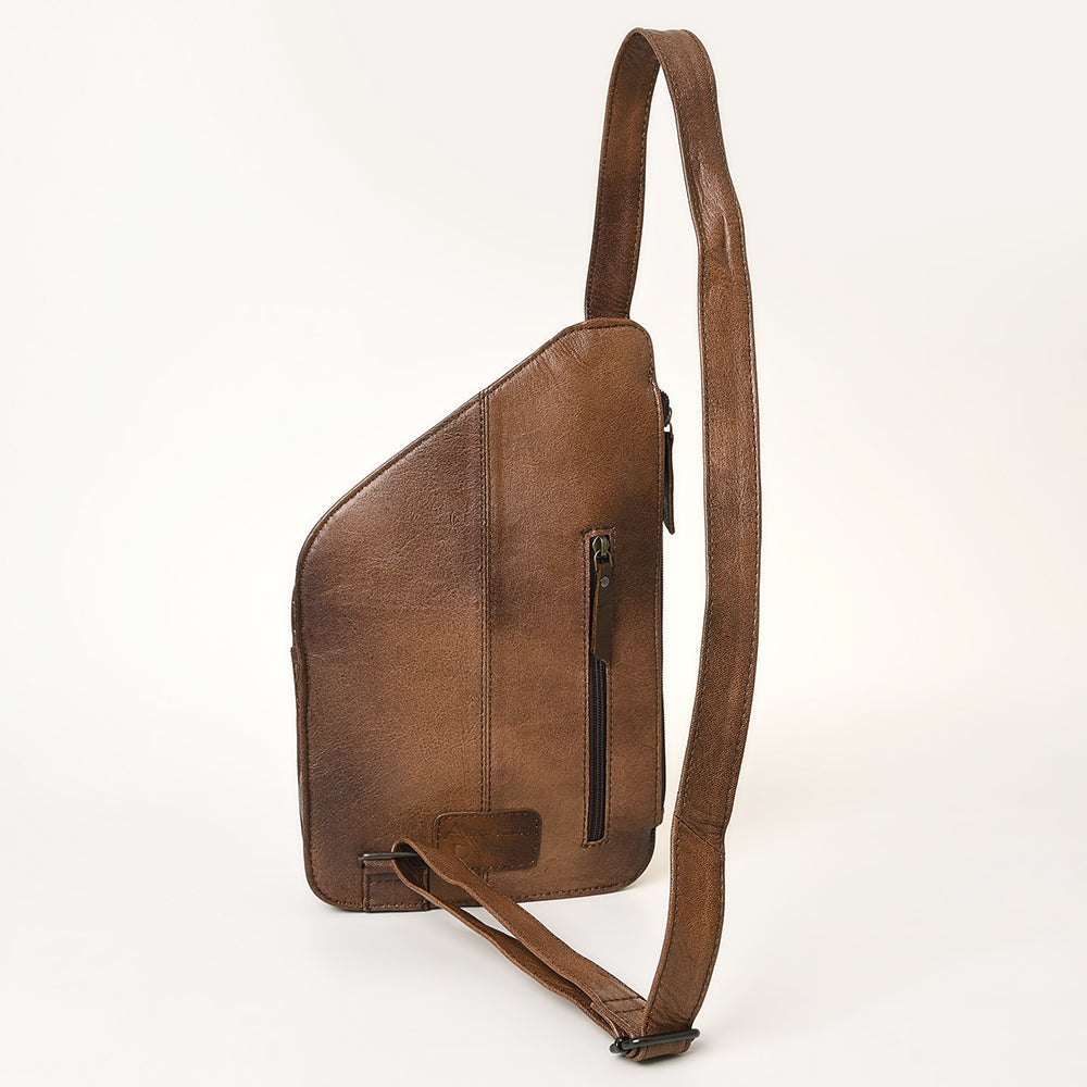 American Darling Hand-Tooled Genuine Leather Backpack