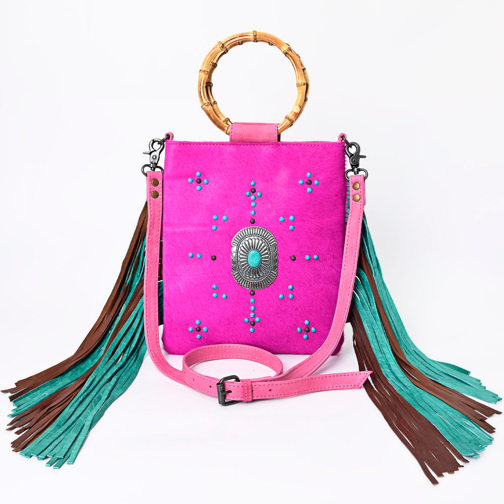 American Darling Hair-On Leather Crossbody Bag