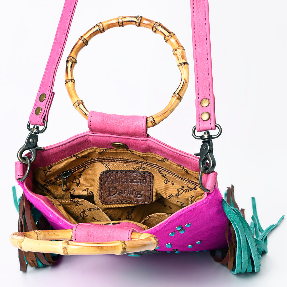 American Darling Hair-On Leather Crossbody Bag
