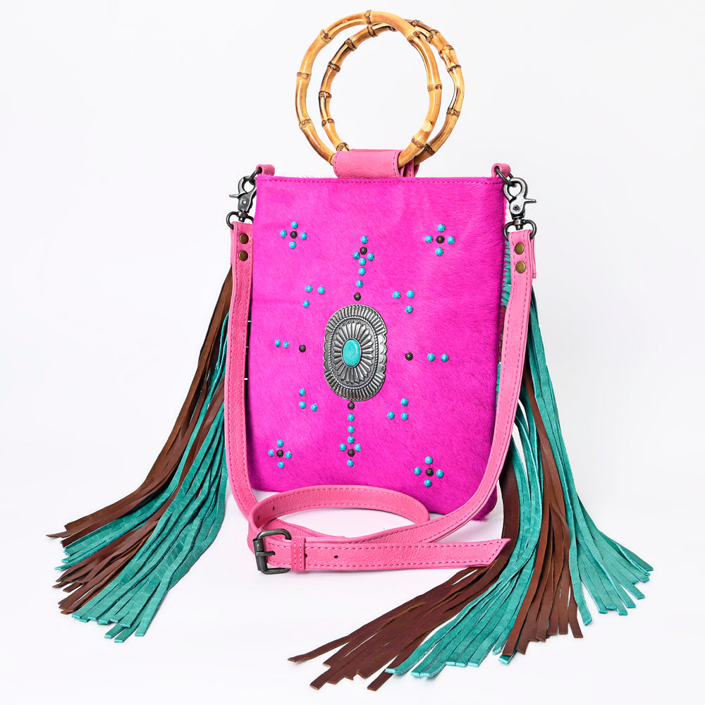 American Darling Hair-On Leather Crossbody Bag