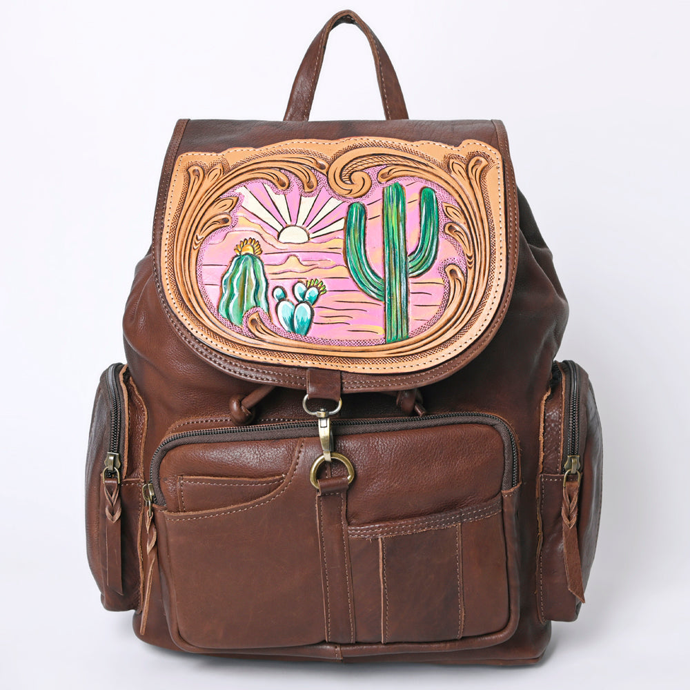 American Darling Hand-Tooled Genuine Leather Bag