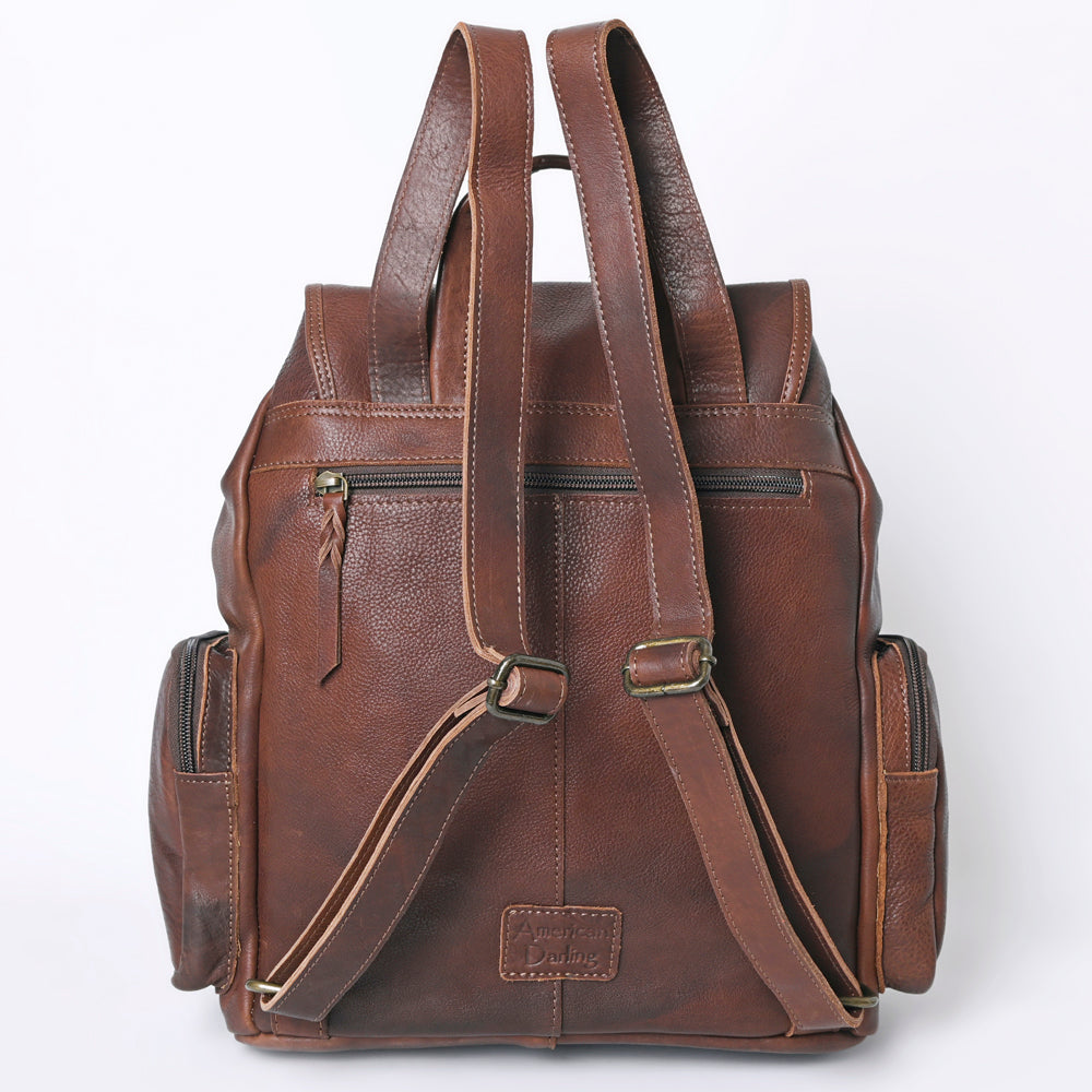 American Darling Hand-Tooled Genuine Leather Bag