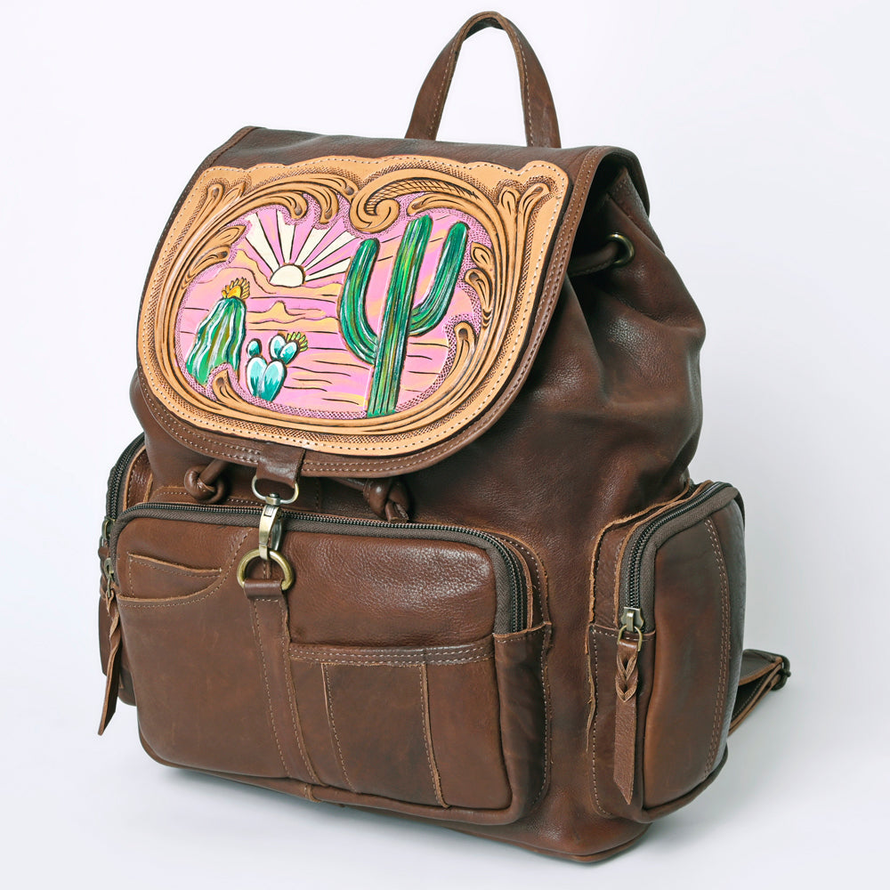 American Darling Hand-Tooled Genuine Leather Bag