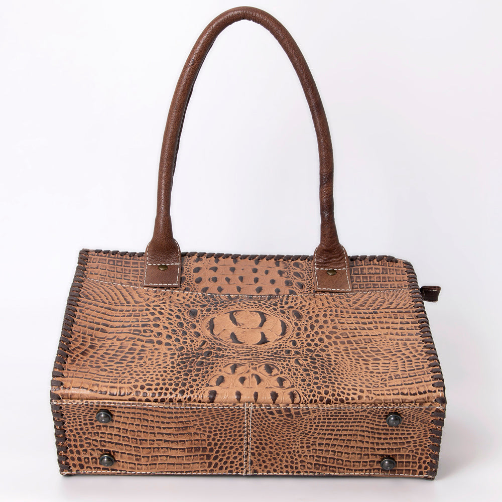 American Darling Crocodile Embossed Genuine Leather